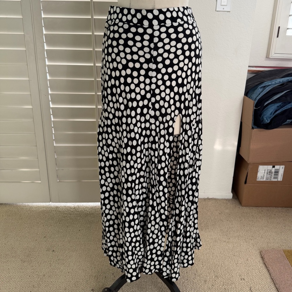 Polka Dot Maxi Skirt
